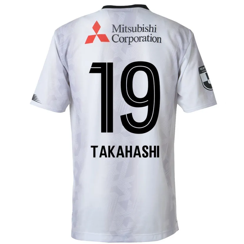 Danxen Dětské Yuya Takahashi #19 Bílý Černý Daleko Hráčské Dresy 2024/25 Dres