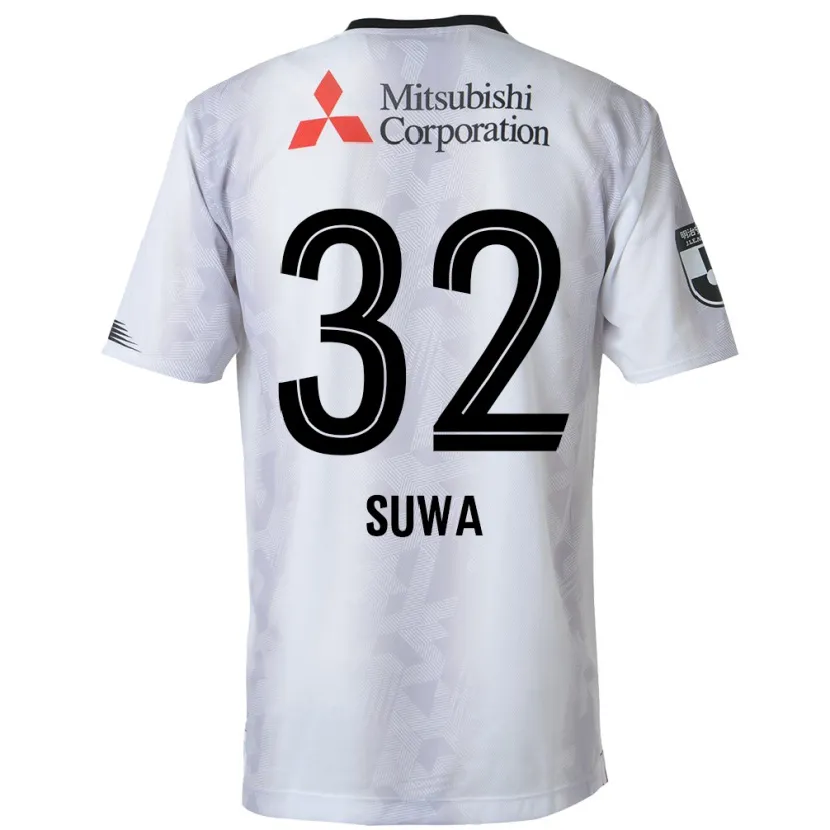 Danxen Dětské Keita Suwa #32 Bílý Černý Daleko Hráčské Dresy 2024/25 Dres