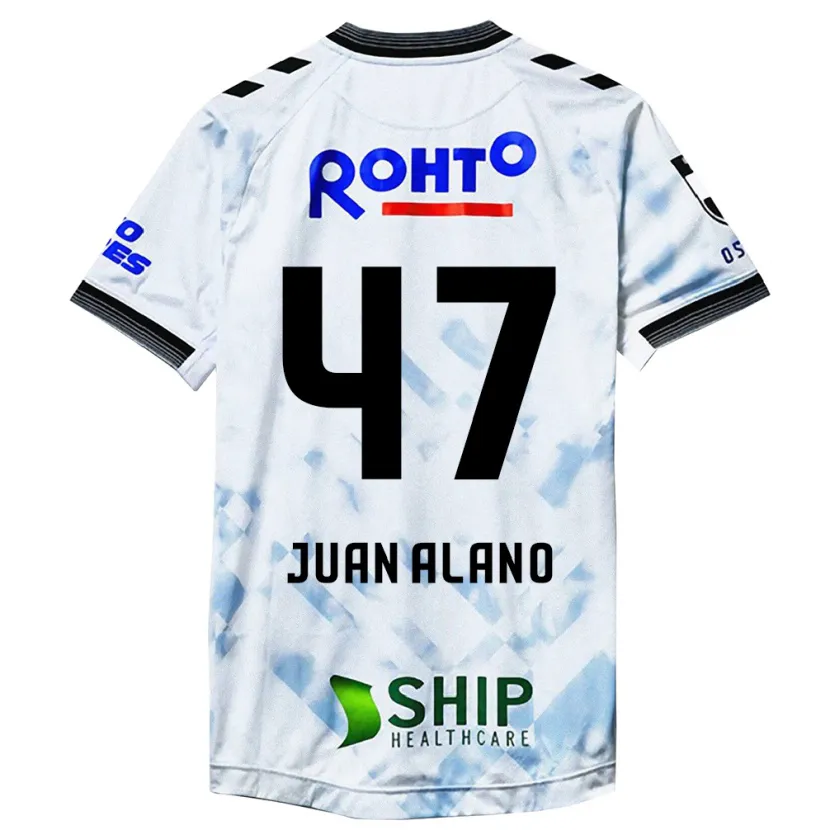 Danxen Dětské Juan Alano #47 Bílý Černý Daleko Hráčské Dresy 2024/25 Dres