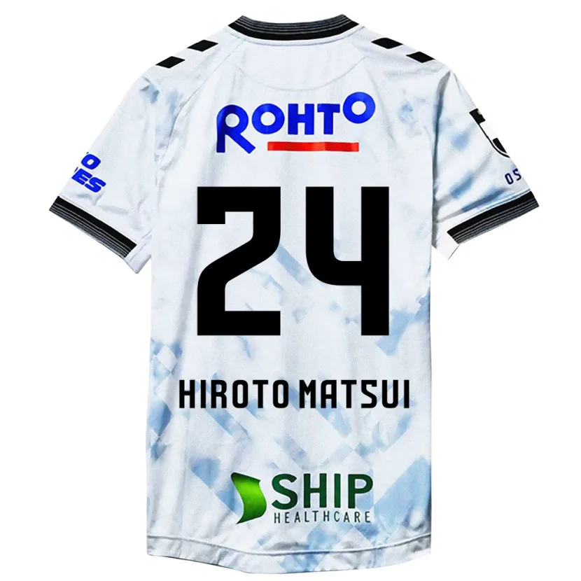 Danxen Dětské Elijah Hiroto Matsui #24 Bílý Černý Daleko Hráčské Dresy 2024/25 Dres