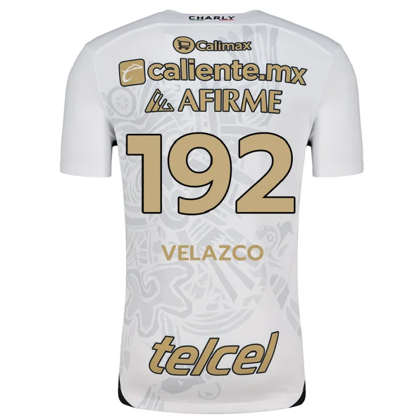 Danxen Dětské Emiliano Velazco #192 Bílý Černý Daleko Hráčské Dresy 2024/25 Dres