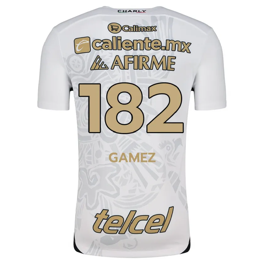 Danxen Dětské Mark Gamez #182 Bílý Černý Daleko Hráčské Dresy 2024/25 Dres