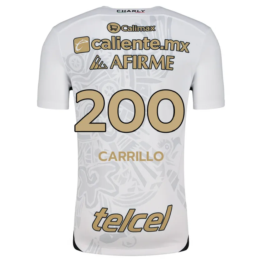 Danxen Dětské Manuel Carrillo #200 Bílý Černý Daleko Hráčské Dresy 2024/25 Dres