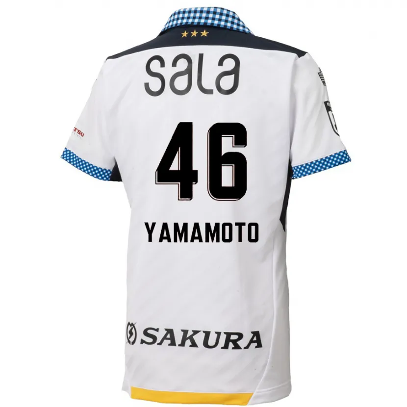 Danxen Dětské Shota Yamamoto #46 Bílý Černý Daleko Hráčské Dresy 2024/25 Dres