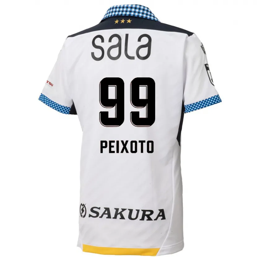 Danxen Dětské Matheus Peixoto #99 Bílý Černý Daleko Hráčské Dresy 2024/25 Dres