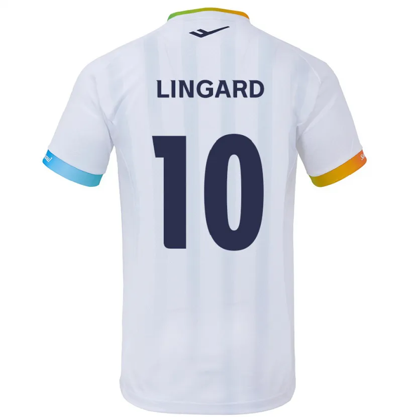 Danxen Dětské Jesse Lingard #10 Bílá Modrá Daleko Hráčské Dresy 2024/25 Dres