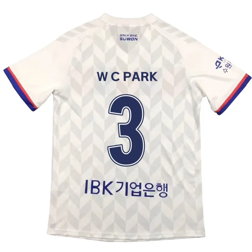 Danxen Dětské Cheol-Woo Park #3 Bílá Modrá Daleko Hráčské Dresy 2024/25 Dres