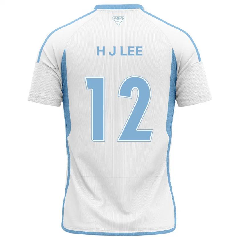 Danxen Dětské Jae-Hyung Lee #12 Bílá Modrá Daleko Hráčské Dresy 2024/25 Dres