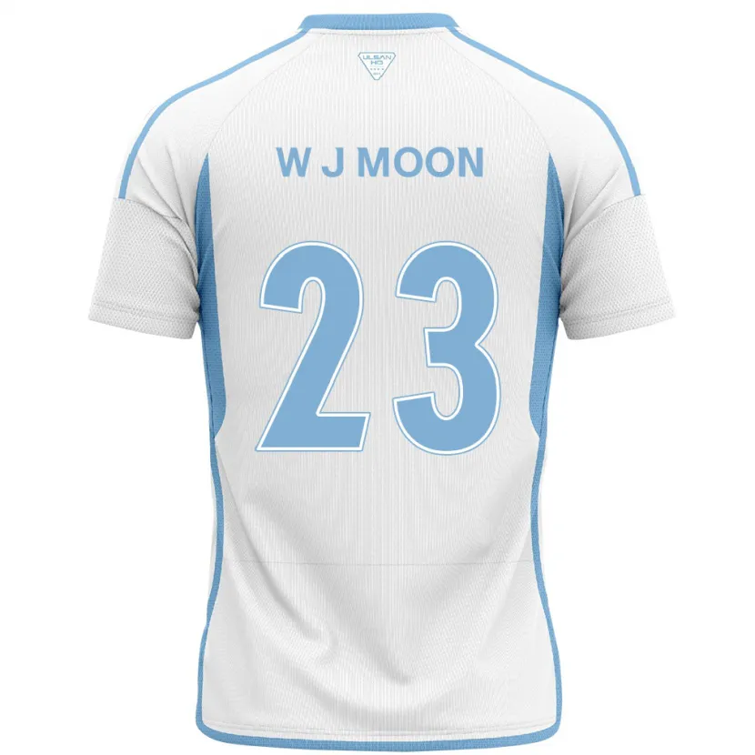 Danxen Dětské Ji-Won Moon #23 Bílá Modrá Daleko Hráčské Dresy 2024/25 Dres