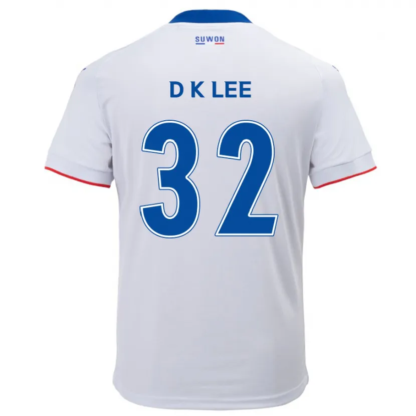 Danxen Dětské Kyu-Dong Lee #32 Bílá Modrá Daleko Hráčské Dresy 2024/25 Dres