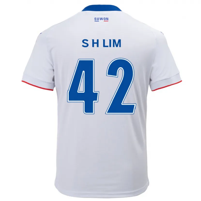 Danxen Dětské Hyun-Sub Lim #42 Bílá Modrá Daleko Hráčské Dresy 2024/25 Dres