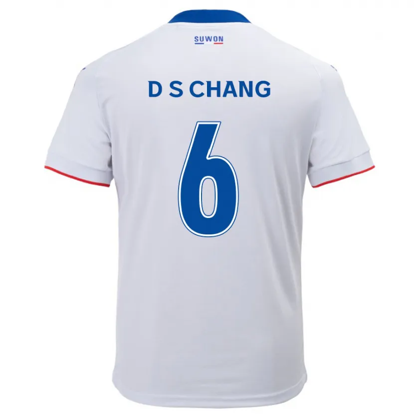 Danxen Dětské Se-Dong Chang #6 Bílá Modrá Daleko Hráčské Dresy 2024/25 Dres