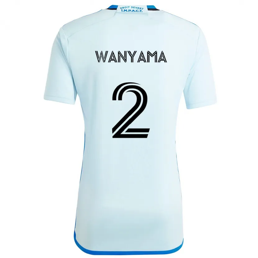 Danxen Dětské Victor Wanyama #2 Ledová Modř Daleko Hráčské Dresy 2024/25 Dres