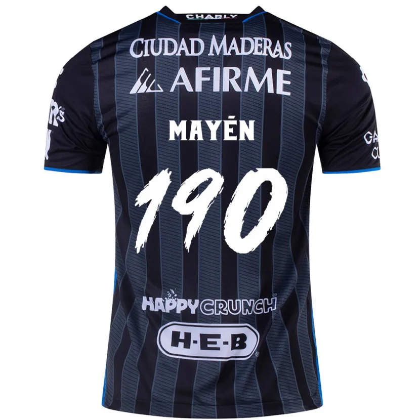 Danxen Dětské Eduardo Mayén #190 Bílý Černý Daleko Hráčské Dresy 2024/25 Dres