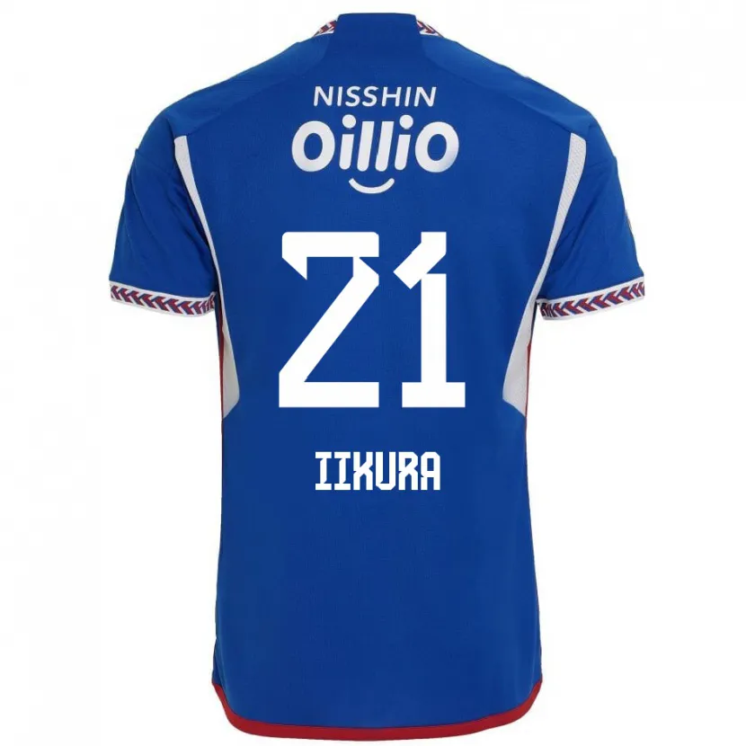 Danxen Pánské Hiroki Iikura #21 Modrá Bílá Červená Domů Hráčské Dresy 2024/25 Dres