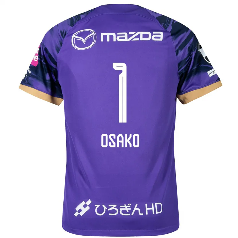 Danxen Pánské Keisuke Osako #1 Fialová Bílá Domů Hráčské Dresy 2024/25 Dres