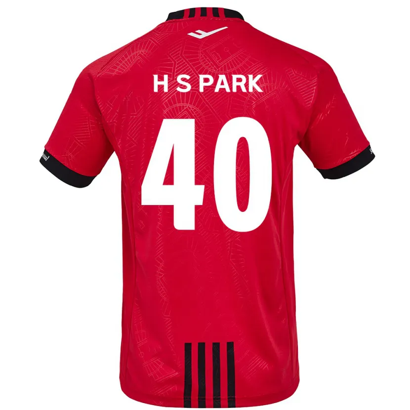 Danxen Pánské Seong-Hun Park #40 Červená Černá Domů Hráčské Dresy 2024/25 Dres