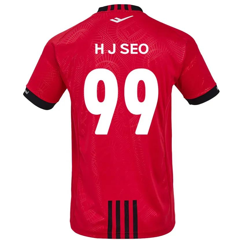 Danxen Pánské Ju-Hwan Seo #99 Červená Černá Domů Hráčské Dresy 2024/25 Dres