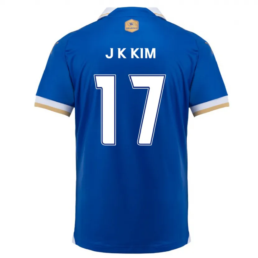 Danxen Pánské Kyeong-Jung Kim #17 Modrá Bílá Domů Hráčské Dresy 2024/25 Dres