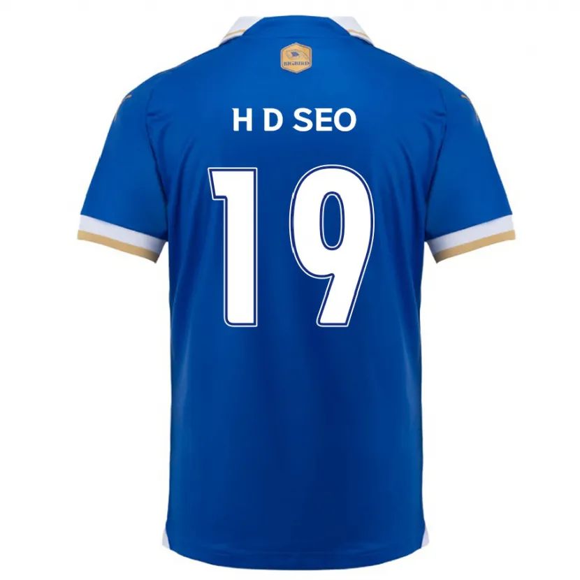 Danxen Pánské Dong-Han Seo #19 Modrá Bílá Domů Hráčské Dresy 2024/25 Dres