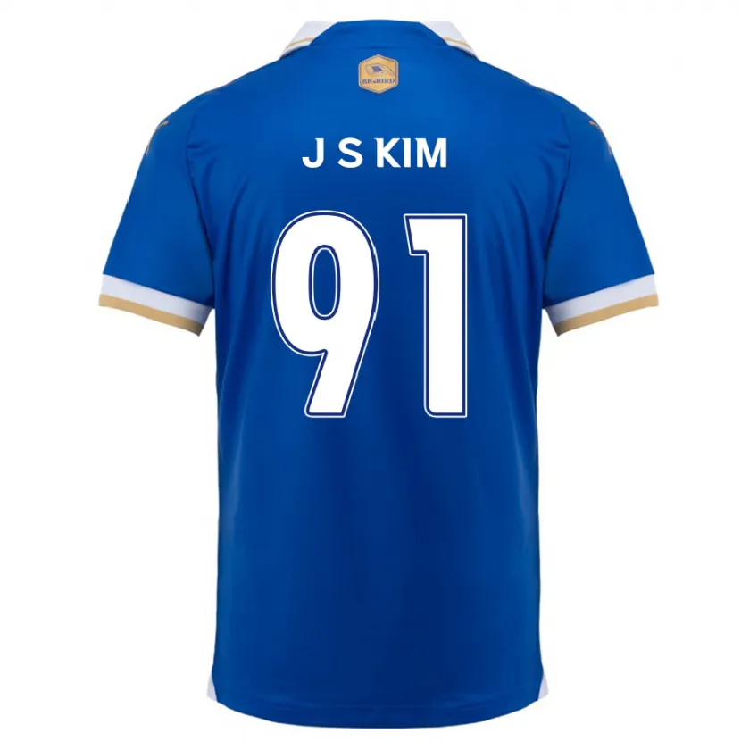 Danxen Pánské Seong-Ju Kim #91 Modrá Bílá Domů Hráčské Dresy 2024/25 Dres