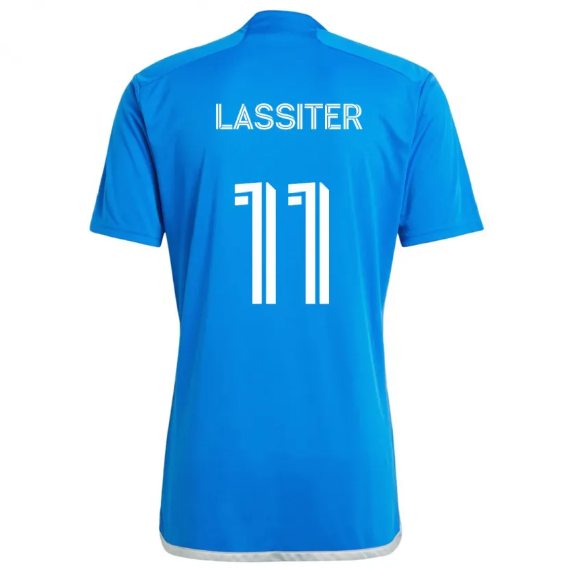 Danxen Pánské Ariel Lassiter #11 Modrá Bílá Domů Hráčské Dresy 2024/25 Dres