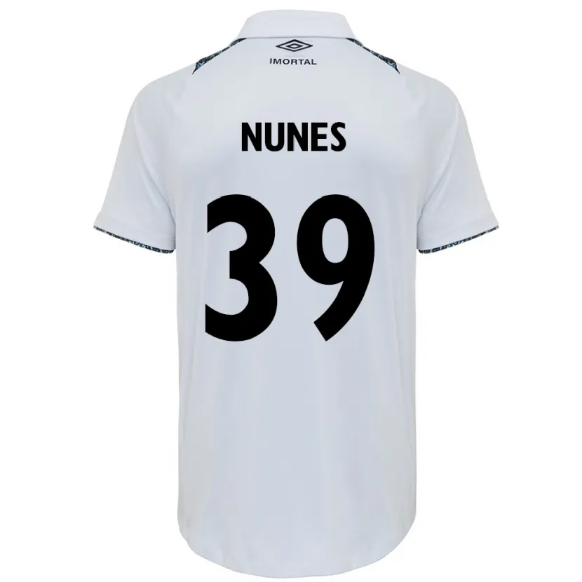 Danxen Pánské Gustavo Nunes #39 Bílá Modrá Daleko Hráčské Dresy 2024/25 Dres