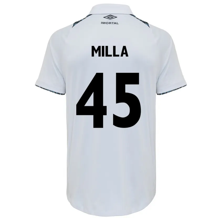 Danxen Pánské Lucas Milla #45 Bílá Modrá Daleko Hráčské Dresy 2024/25 Dres