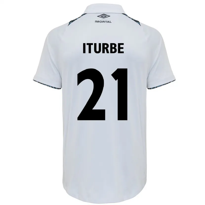 Danxen Pánské Juan Iturbe #21 Bílá Modrá Daleko Hráčské Dresy 2024/25 Dres