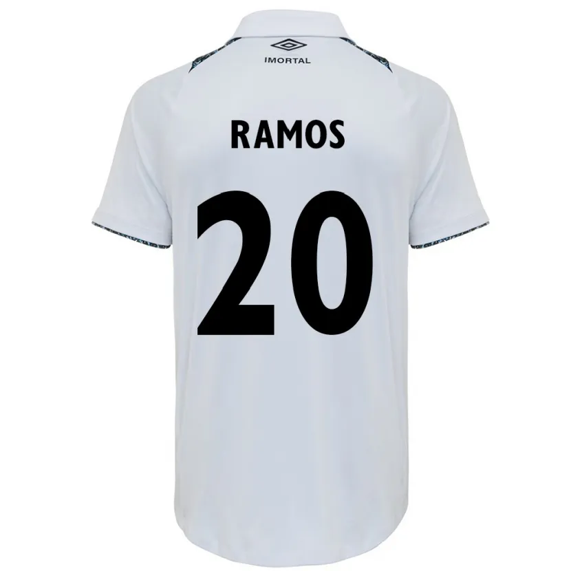 Danxen Pánské Mónica Ramos #20 Bílá Modrá Daleko Hráčské Dresy 2024/25 Dres