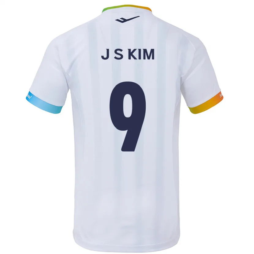 Danxen Pánské Shin-Jin Kim #9 Bílá Modrá Daleko Hráčské Dresy 2024/25 Dres