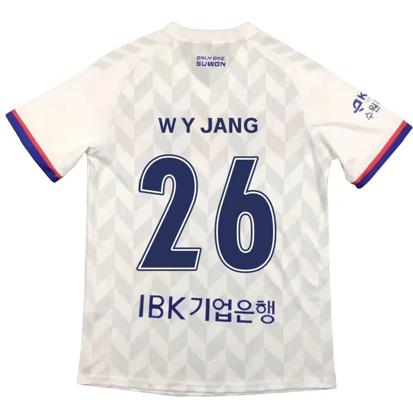 Danxen Pánské Young-Woo Jang #26 Bílá Modrá Daleko Hráčské Dresy 2024/25 Dres