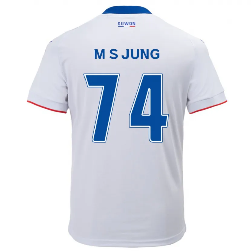 Danxen Pánské Sung-Min Jung #74 Bílá Modrá Daleko Hráčské Dresy 2024/25 Dres