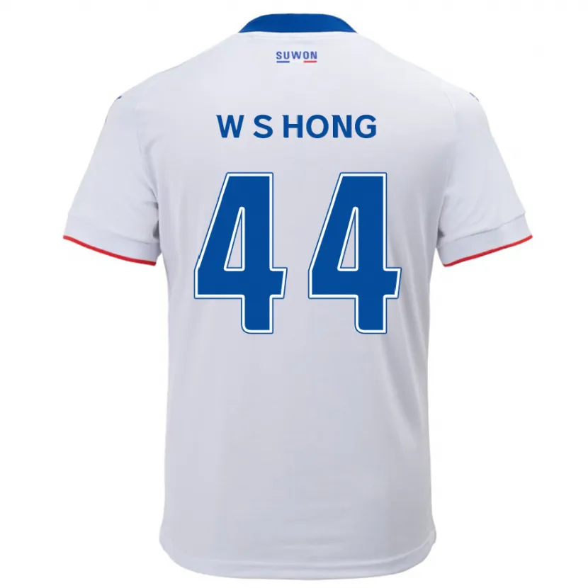 Danxen Pánské Sang-Won Hong #44 Bílá Modrá Daleko Hráčské Dresy 2024/25 Dres