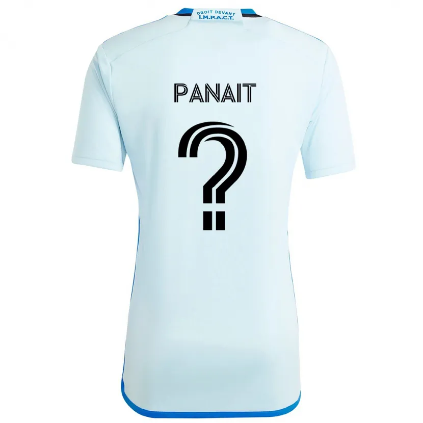 Danxen Pánské Daniel Panait #0 Ledová Modř Daleko Hráčské Dresy 2024/25 Dres