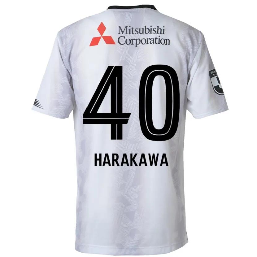 Danxen Dámské Riki Harakawa #40 Bílý Černý Daleko Hráčské Dresy 2024/25 Dres