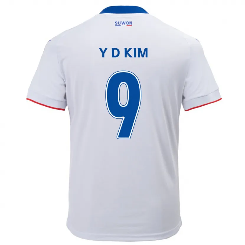 Danxen Dámské Dong-Yeon Kim #9 Bílá Modrá Daleko Hráčské Dresy 2024/25 Dres