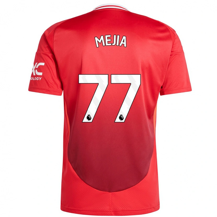 Danxen Dětské Mateo Mejia #77 Jasně Červená Domů Hráčské Dresy 2024/25 Dres