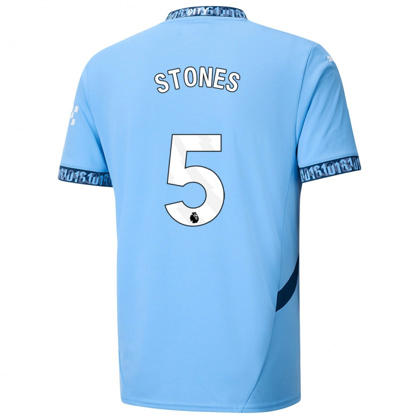 Danxen Dětské John Stones #5 Námořnická Modř Domů Hráčské Dresy 2024/25 Dres