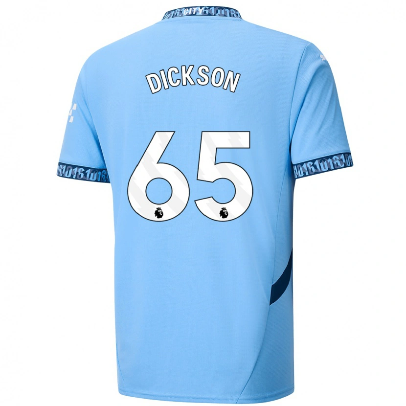 Danxen Dětské Will Dickson #65 Námořnická Modř Domů Hráčské Dresy 2024/25 Dres