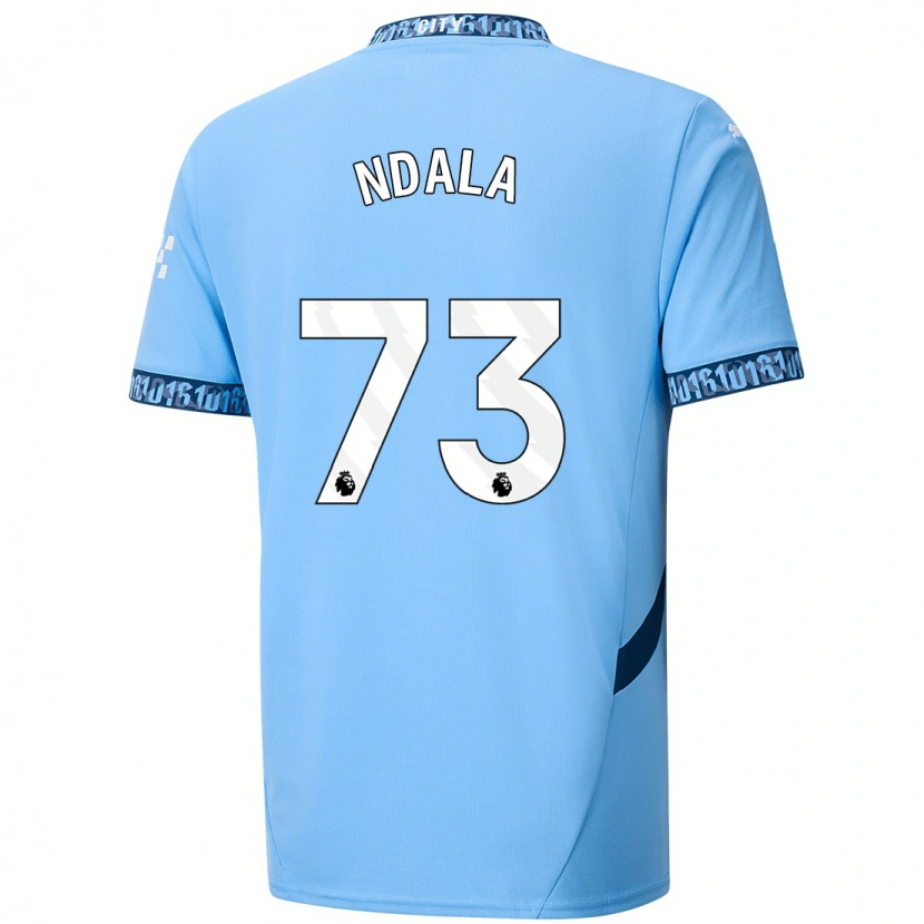 Danxen Dětské Joel Ndala #73 Námořnická Modř Domů Hráčské Dresy 2024/25 Dres