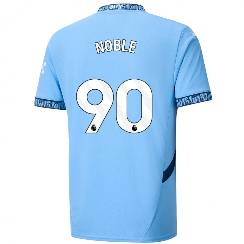 Danxen Dětské Kian Noble #90 Námořnická Modř Domů Hráčské Dresy 2024/25 Dres