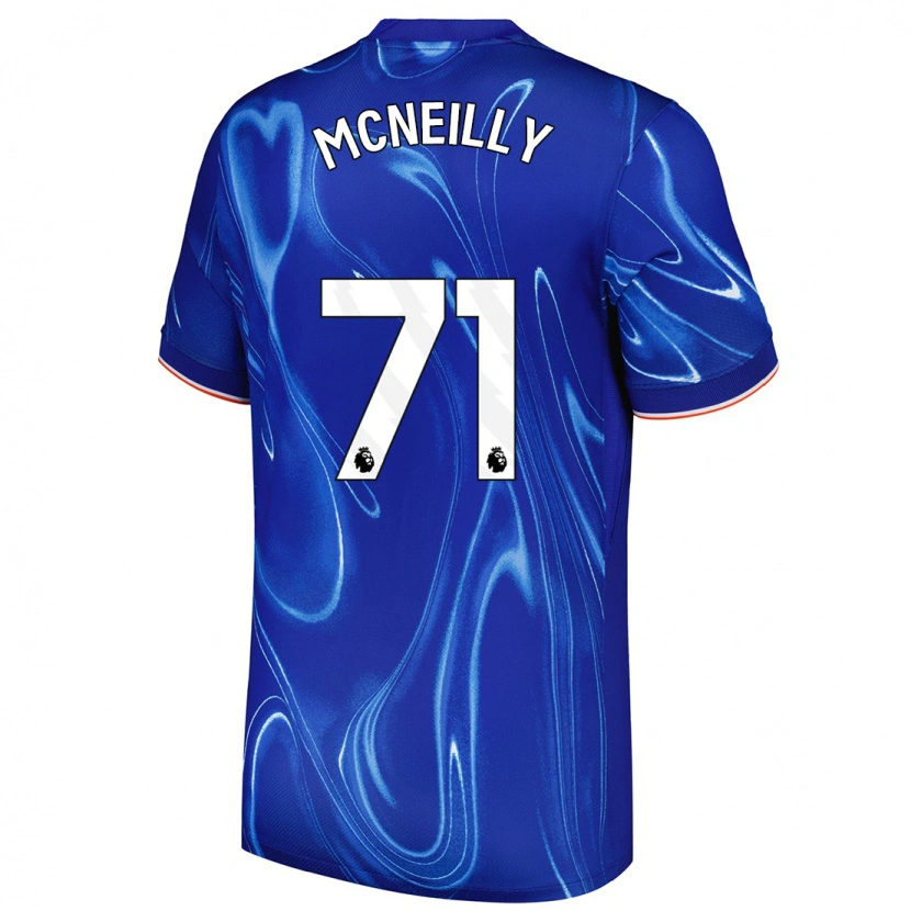 Danxen Dětské Donnell Mcneilly #71 Modrá Bílá Domů Hráčské Dresy 2024/25 Dres