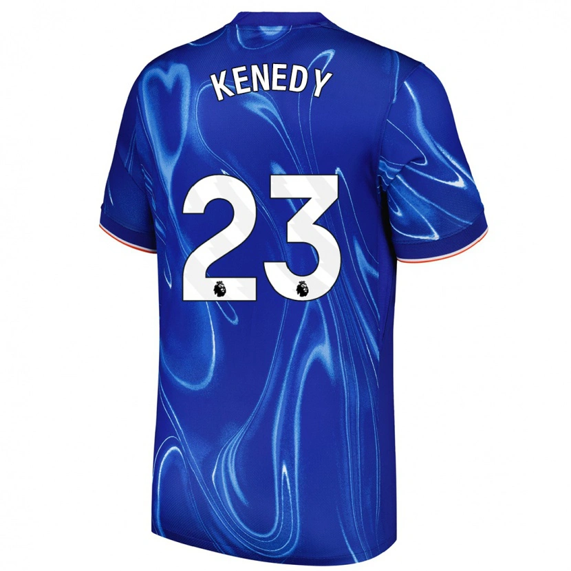 Danxen Dětské Robert Kenedy #23 Modrá Bílá Domů Hráčské Dresy 2024/25 Dres