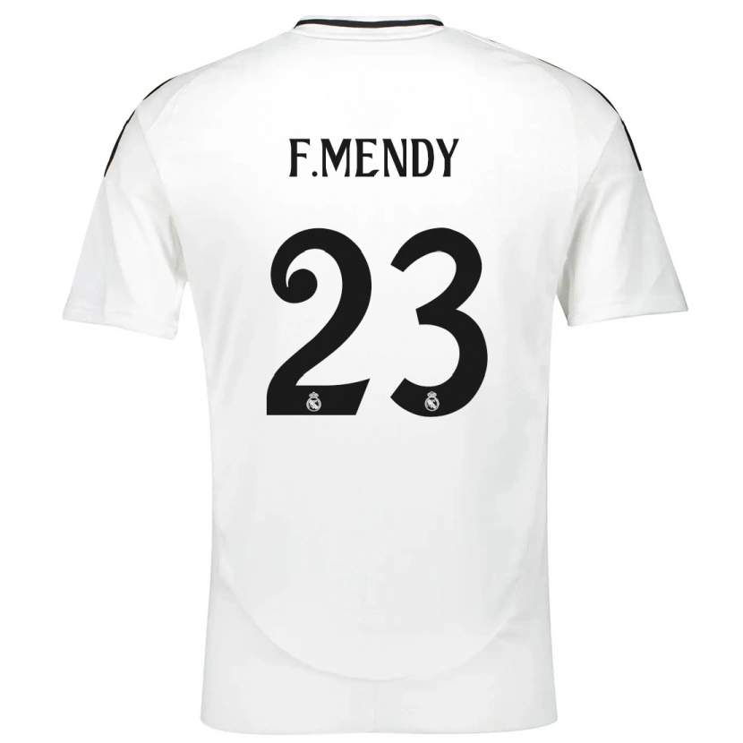 Danxen Dětské Ferland Mendy #23 Bílý Domů Hráčské Dresy 2024/25 Dres