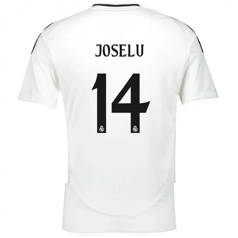 Danxen Dětské Joselu #14 Bílý Domů Hráčské Dresy 2024/25 Dres