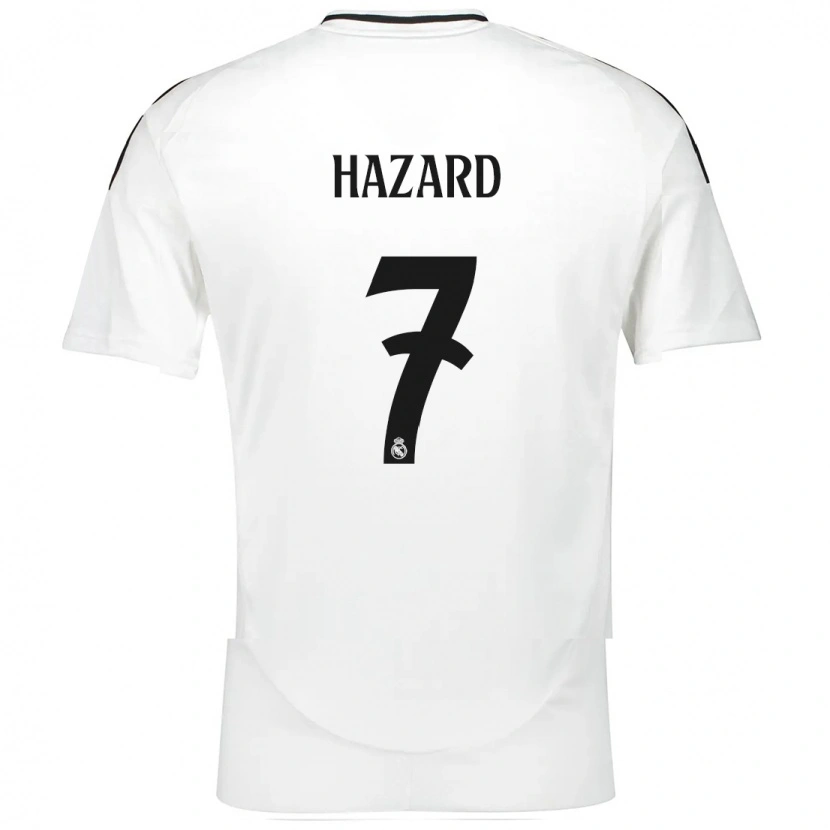 Danxen Dětské Eden Hazard #7 Bílý Domů Hráčské Dresy 2024/25 Dres