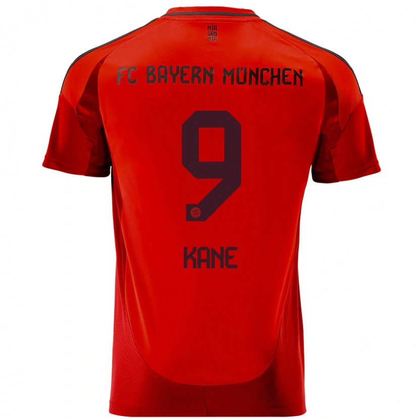 Danxen Dětské Harry Kane #9 Červený Domů Hráčské Dresy 2024/25 Dres