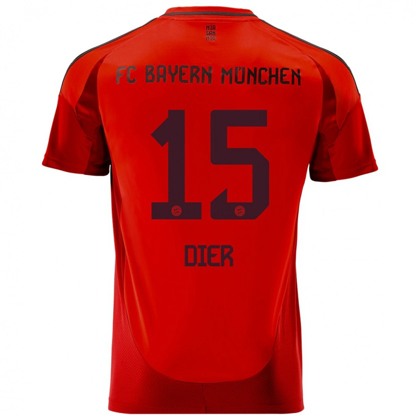 Danxen Dětské Eric Dier #15 Červený Domů Hráčské Dresy 2024/25 Dres