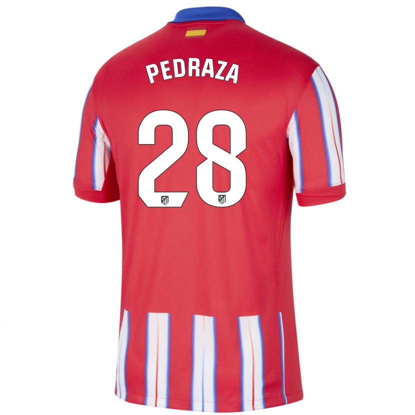 Danxen Dětské Alfredo Pedraza #28 Červená Bílá Modrá Domů Hráčské Dresy 2024/25 Dres